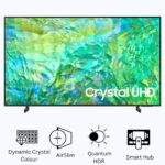 The Samsung 50-inch Crystal UHD 4K CU8000