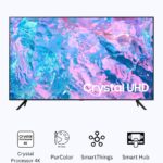 The Samsung 55-inch Crystal UHD 4K CU7000